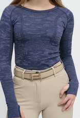 TKEQ TKEQ The 'Kennedy' Seamless Long Sleeve Shirt Navy Camo