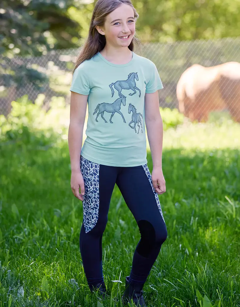 Kerrits Kerrits Kids Trinity Horse Tee Hightide
