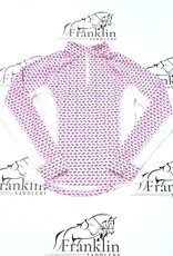 Romfh Romfh Kids Quarter Zip Sunshirt Pale Lilac Little Horses
