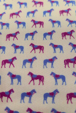 Romfh Romfh Kids Quarter Zip Sunshirt Pale Lilac Little Horses