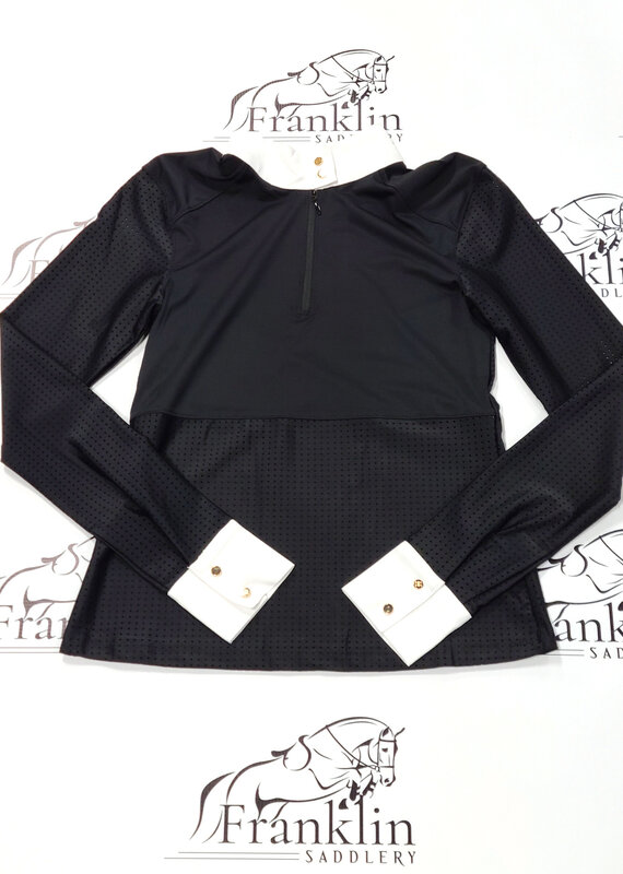 Euphoric Equestrian Euphoric Equestrian Ladies Kloud Long Sleeve Show Shirt Black