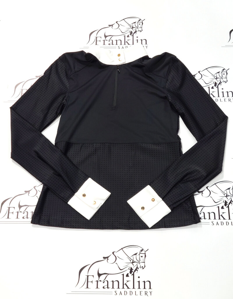 Euphoric Equestrian Euphoric Equestrian Ladies Kloud Long Sleeve Show Shirt Black