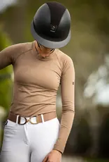 Euphoric Equestrian Euphoric Equestrian Malibu Long Sleeve Shirt Coffee