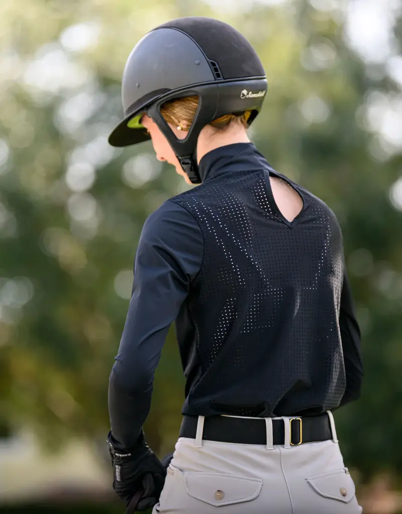 Euphoric Equestrian Euphoric Equestrian Ladies Otto Long Sleeve Turtleneck Black