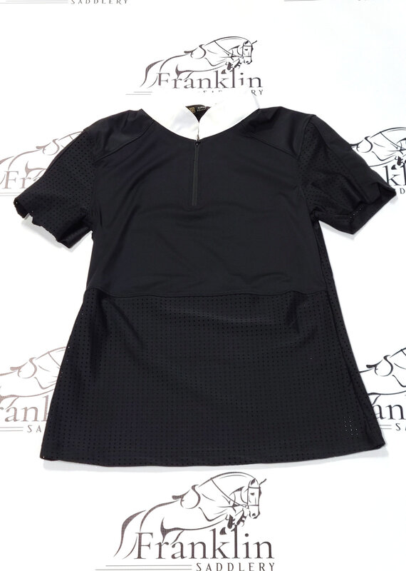 Euphoric Equestrian Euphoric Equestrian Grace Short Sleeve Show Shirt Black