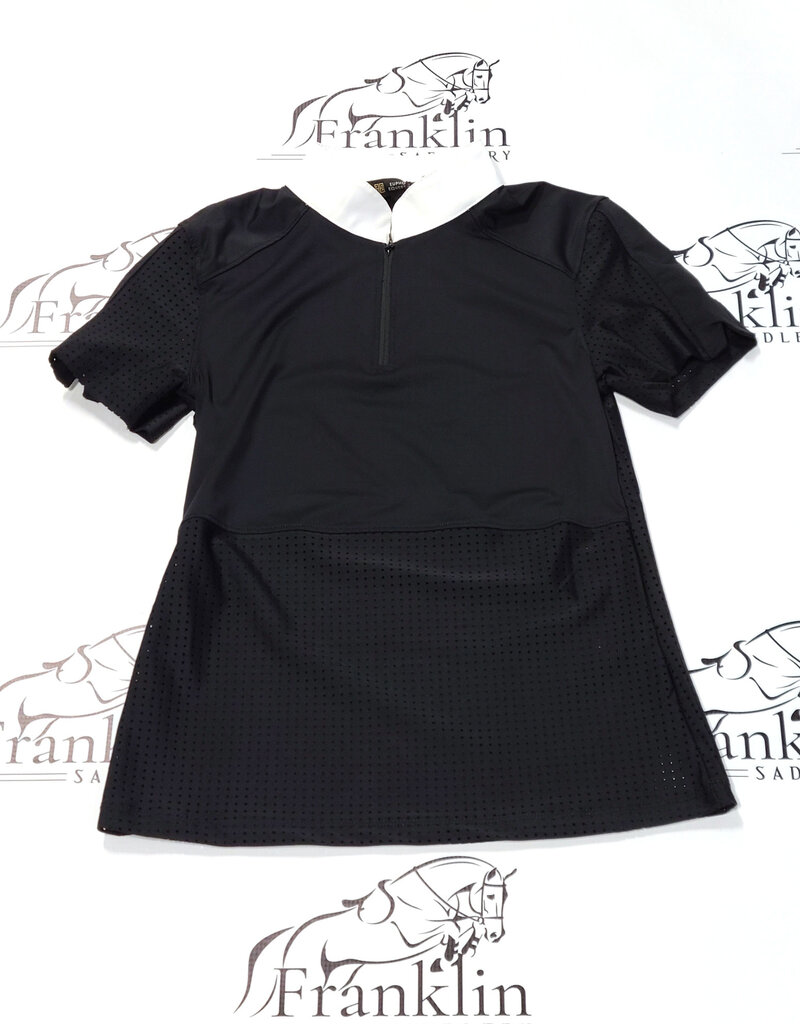 Euphoric Equestrian Euphoric Equestrian Grace Short Sleeve Show Shirt Black