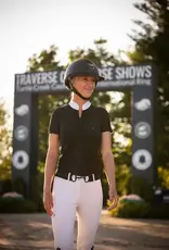 Euphoric Equestrian Euphoric Equestrian Grace Short Sleeve Show Shirt Black