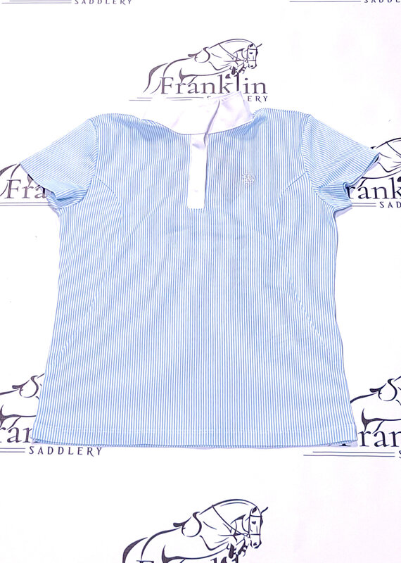 Ariat Ariat Youth Aptos Short Sleeve Show Shirt Blue Stripe