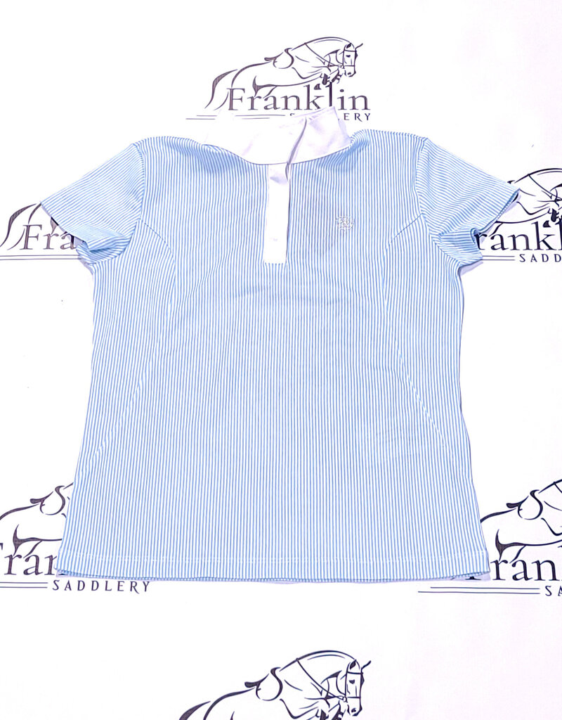 Ariat Ariat Youth Aptos Short Sleeve Show Shirt Blue Stripe