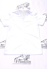 Kerrits Kerrits Kids Encore Short Sleeve Show Shirt White/Bit of Luck