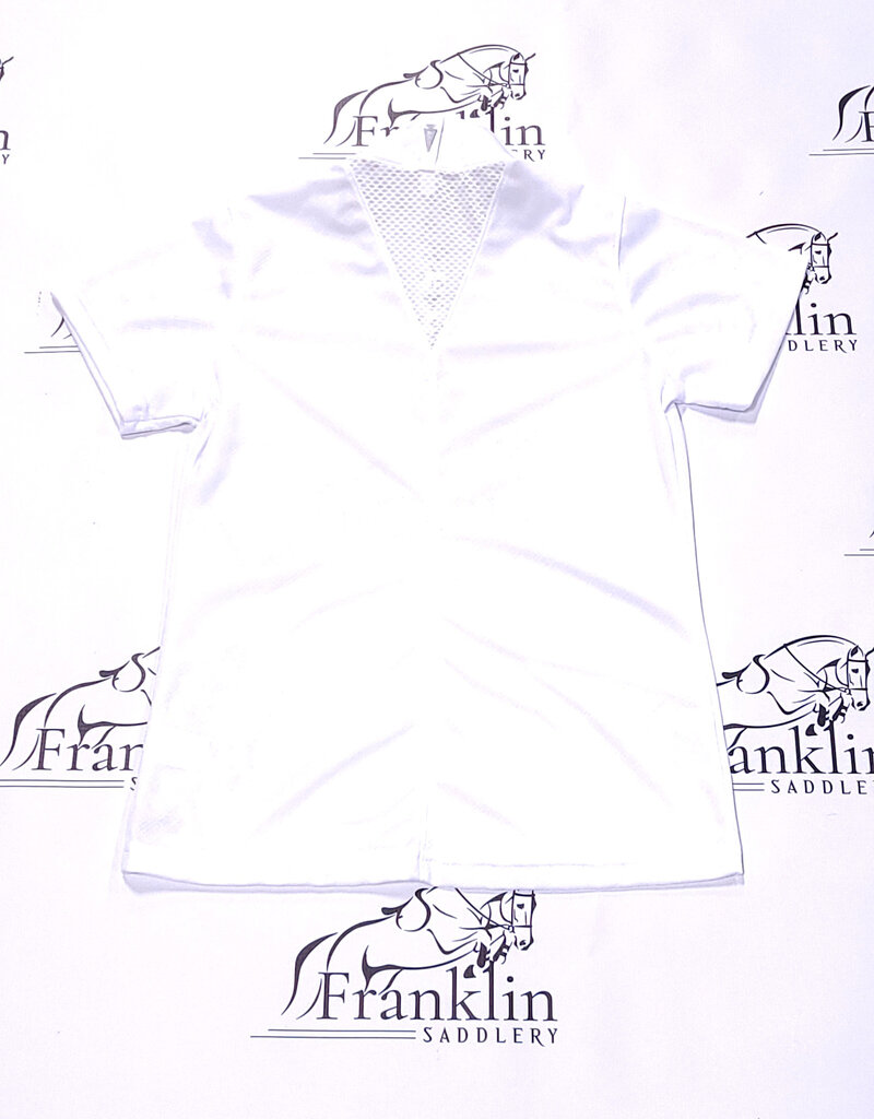 Kerrits Kerrits Kids Encore Short Sleeve Show Shirt White/Bit of Luck