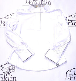 RJ Classics RJ Classics Tori Jr LS Show Shirt White Smiley