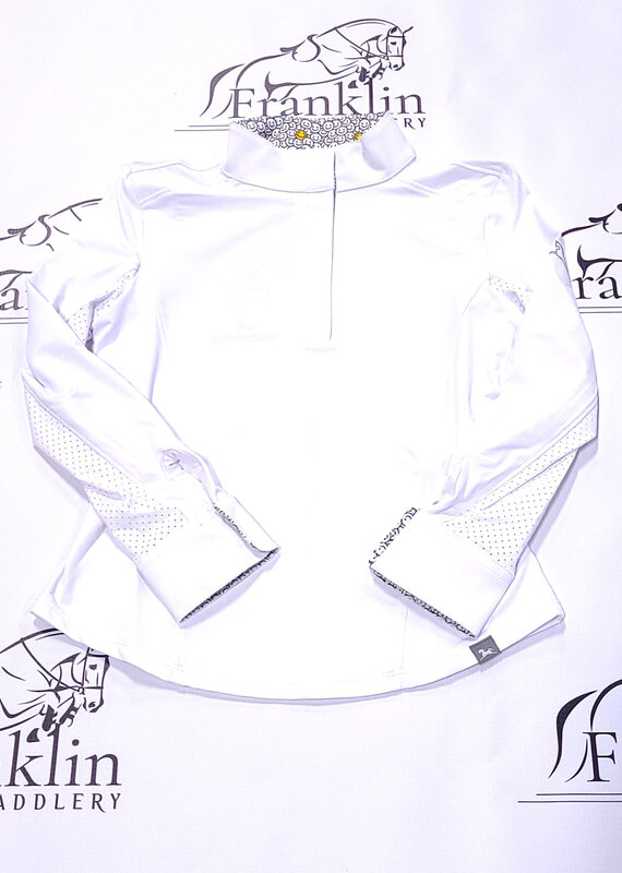 RJ Classics RJ Classics Tori Jr LS Show Shirt White Smiley