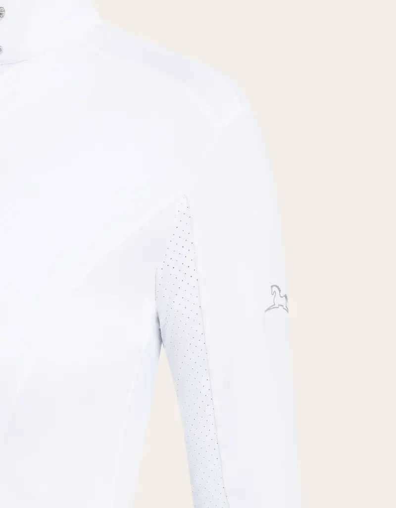 RJ Classics RJ Classics Tori Jr LS Show Shirt White Smiley