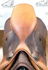 Used Butet M 17.5" Seat 2.5 Flap Standard Tree Gold Saddle Consignment #791