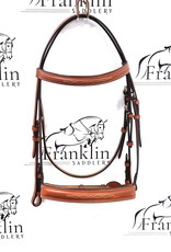 Butet New Butet Premium Hunter Noseband Bridle Gold