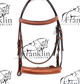 Butet New Butet Premium Hunter Noseband Bridle Gold