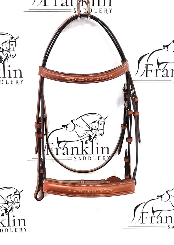 Butet New Butet Premium Hunter Noseband Bridle Gold