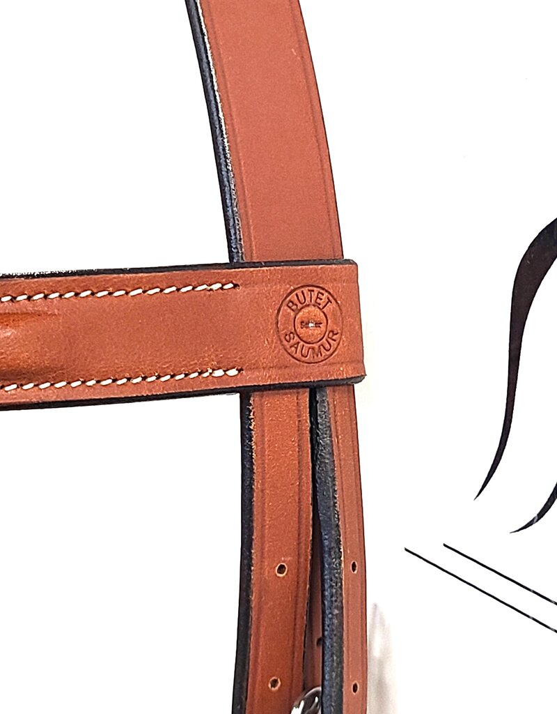 Butet New Butet Premium Hunter Noseband Bridle Gold