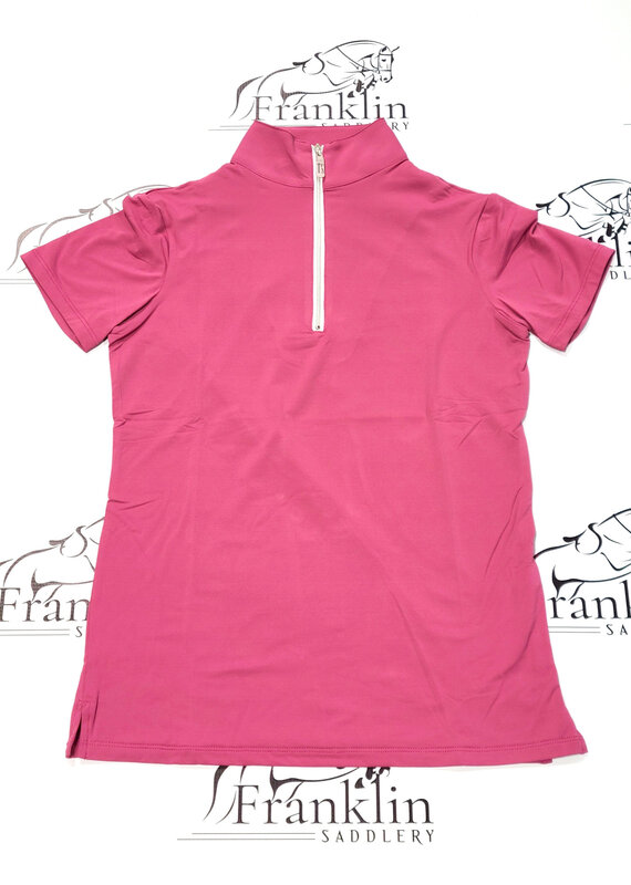 The Tailored Sportsman The Tailored Sportsman Ladies Ice Fil Short Sleeve Pinkberry/White/Silver