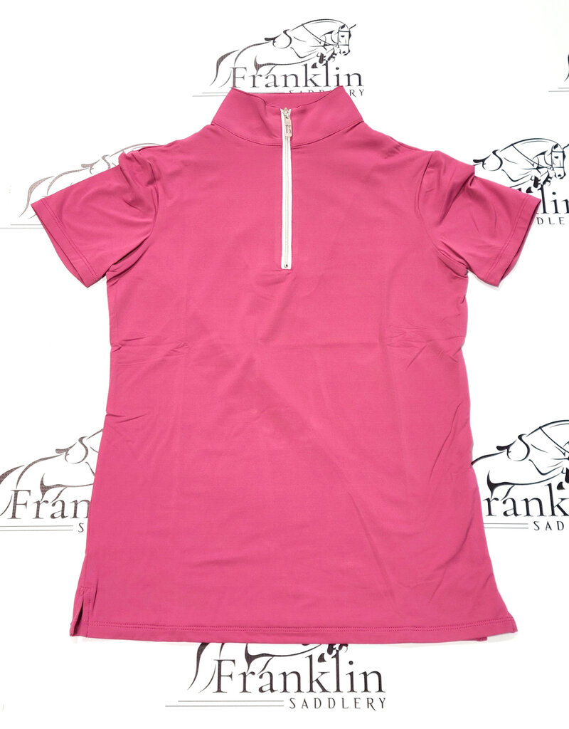 The Tailored Sportsman The Tailored Sportsman Ladies Ice Fil Short Sleeve Pinkberry/White/Silver