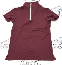 The Tailored Sportsman The Tailored Sportsman Ladies Ice Fil Short Sleeve Raisin/White/Silver