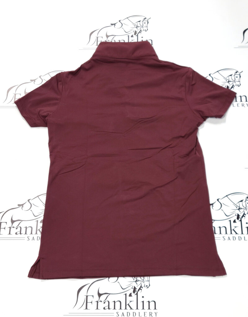 The Tailored Sportsman The Tailored Sportsman Ladies Ice Fil Short Sleeve Raisin/White/Silver