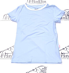 The Tailored Sportsman The Tailored Sportsman Short Sleeve T-Shirt Almost Pale Blue/White