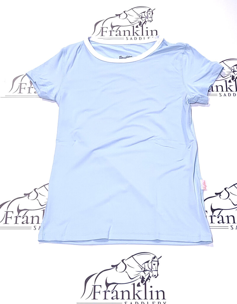 The Tailored Sportsman The Tailored Sportsman Short Sleeve T-Shirt Almost Pale Blue/White