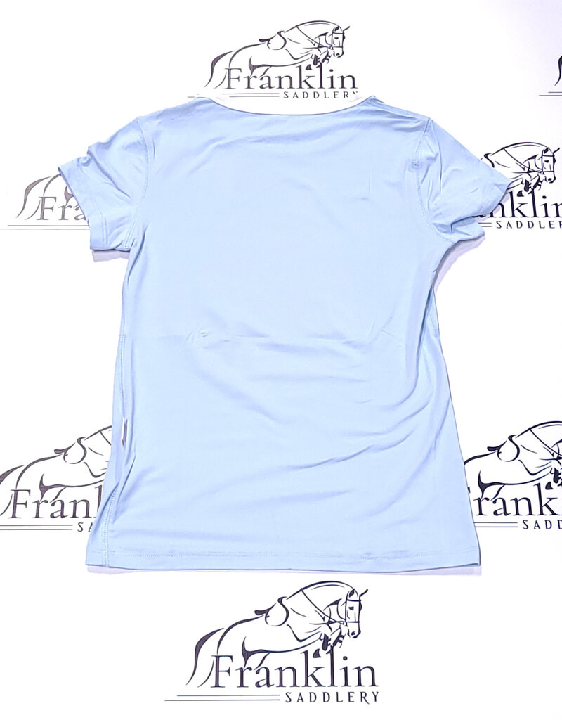 The Tailored Sportsman The Tailored Sportsman Short Sleeve T-Shirt Almost Pale Blue/White