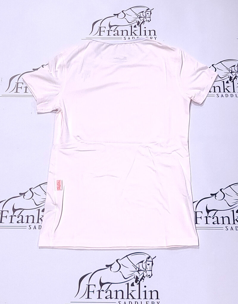 The Tailored Sportsman The Tailored Sportsman Short Sleeve T-Shirt Almost There Pink/White