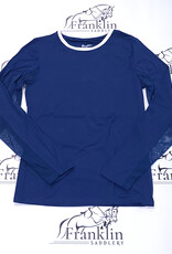 The Tailored Sportsman The Tailored Sportsman Long Sleeve T-Shirt Bluest Blue/White