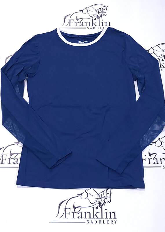 The Tailored Sportsman The Tailored Sportsman Long Sleeve T-Shirt Bluest Blue/White
