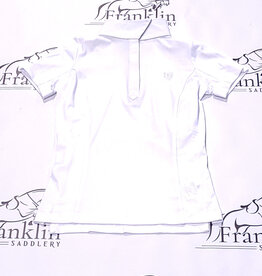 Romfh Romfh Children's Sarah Short Sleeve Show Shirt White/Lilly Bits Juicy Pink