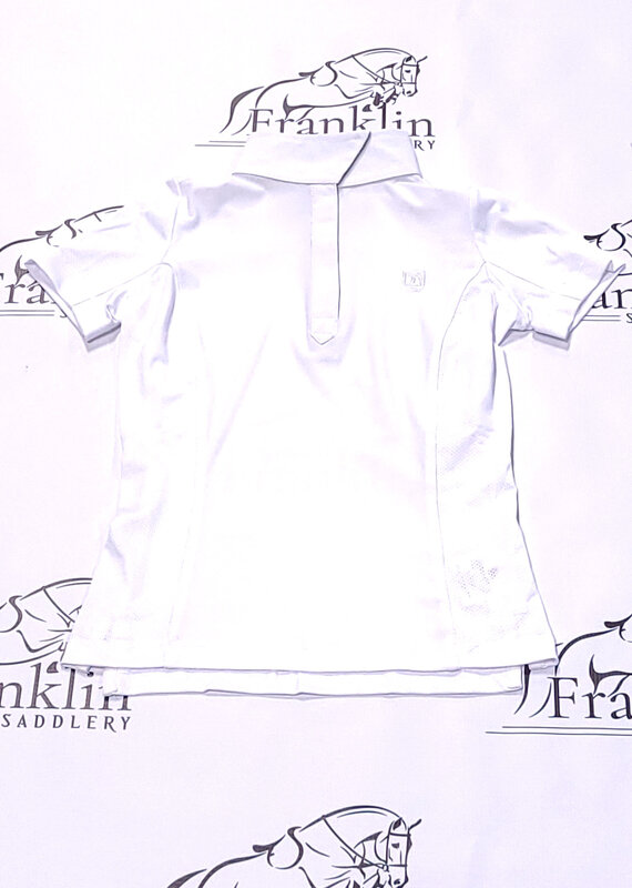 Romfh Romfh Children's Sarah Short Sleeve Show Shirt White/Lilly Bits Juicy Pink