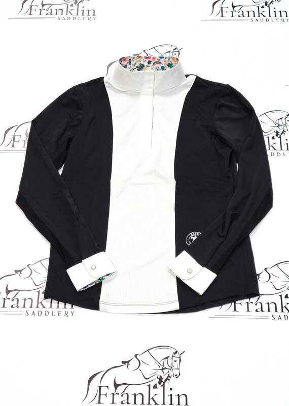 Essex Classics Essex Classic Girl's Long Sleeve Luna Show Shirt Black/White