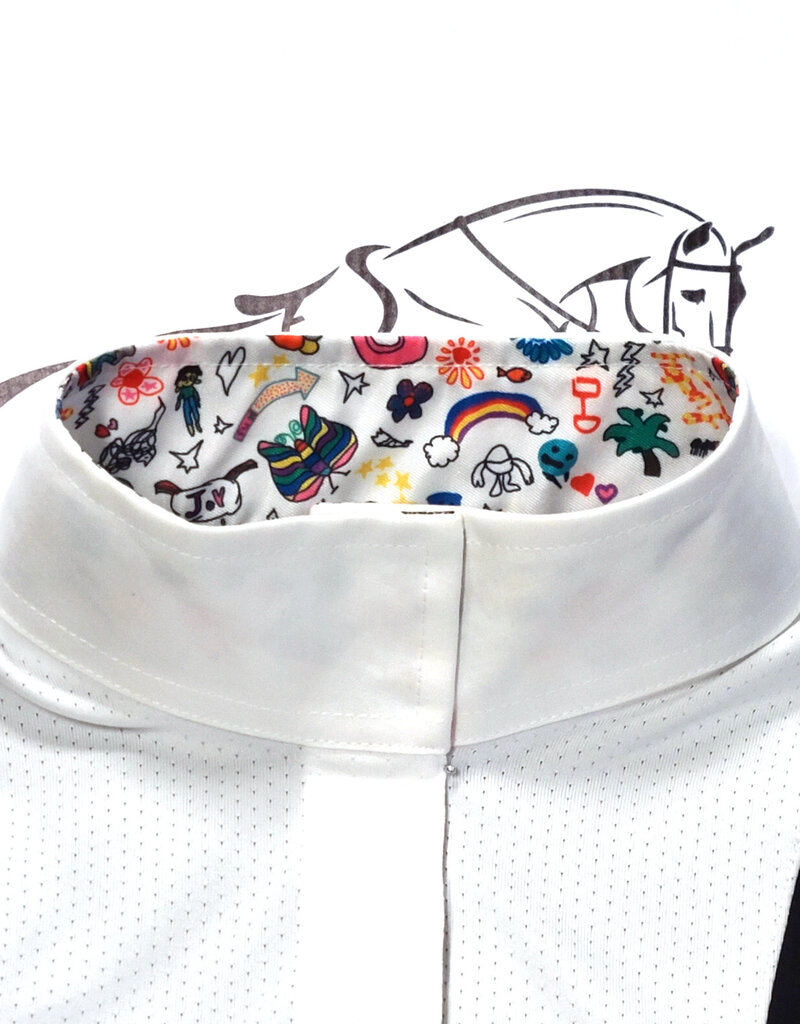 Essex Classics Essex Classic Girl's Long Sleeve Luna Show Shirt Black/White