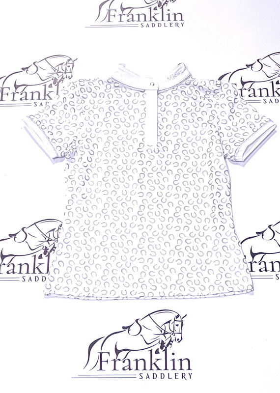 LeMieux LeMieux Mini Bella Show Shirt White/Horseshoes