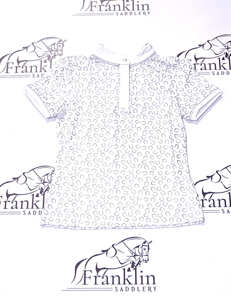 LeMieux LeMieux Mini Bella Show Shirt White/Horseshoes