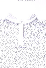 LeMieux LeMieux Mini Bella Show Shirt White/Horseshoes