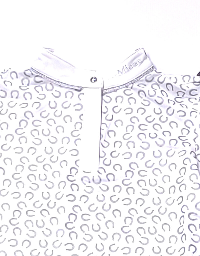 LeMieux LeMieux Mini Bella Show Shirt White/Horseshoes