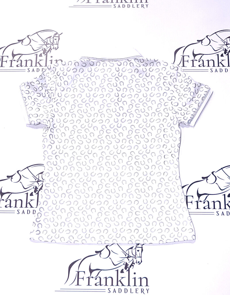 LeMieux LeMieux Mini Bella Show Shirt White/Horseshoes
