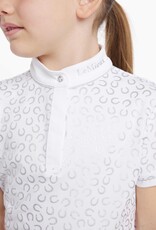 LeMieux LeMieux Mini Bella Show Shirt White/Horseshoes