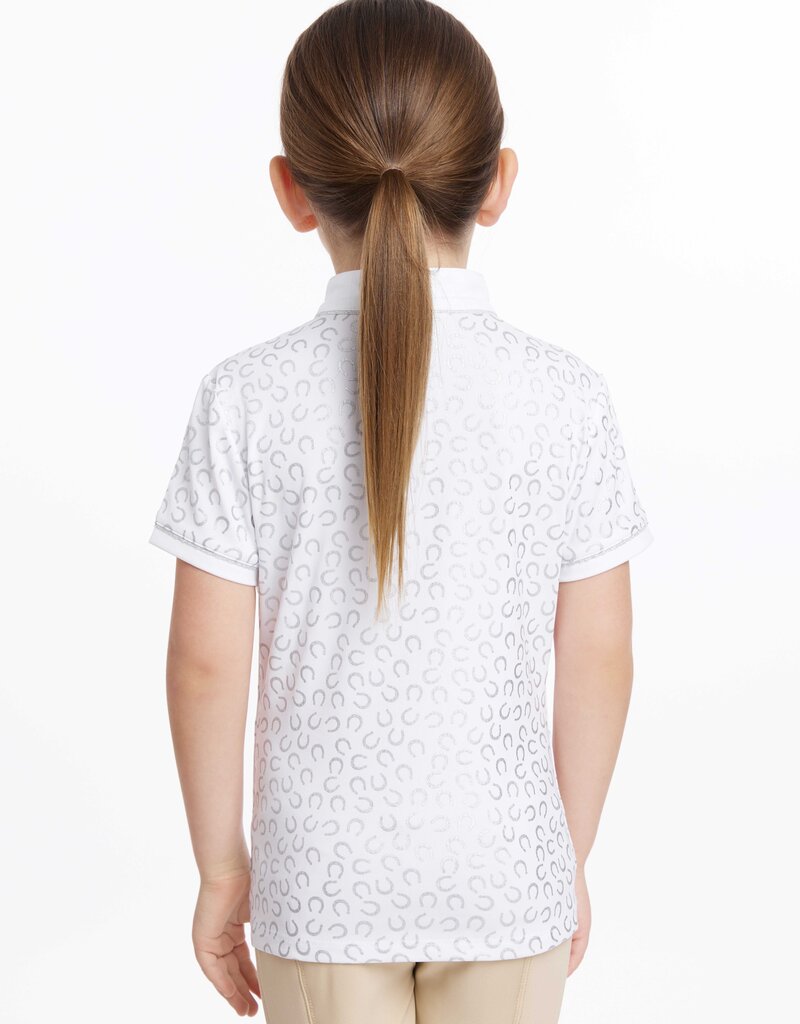 LeMieux LeMieux Mini Bella Show Shirt White/Horseshoes