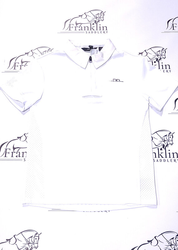 Horseware Ireland Horseware AA Men's Gabrio Short Sleeve Competition Shirt Core White