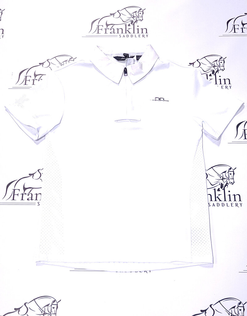 Horseware Ireland Horseware AA Men's Gabrio Short Sleeve Competition Shirt Core White