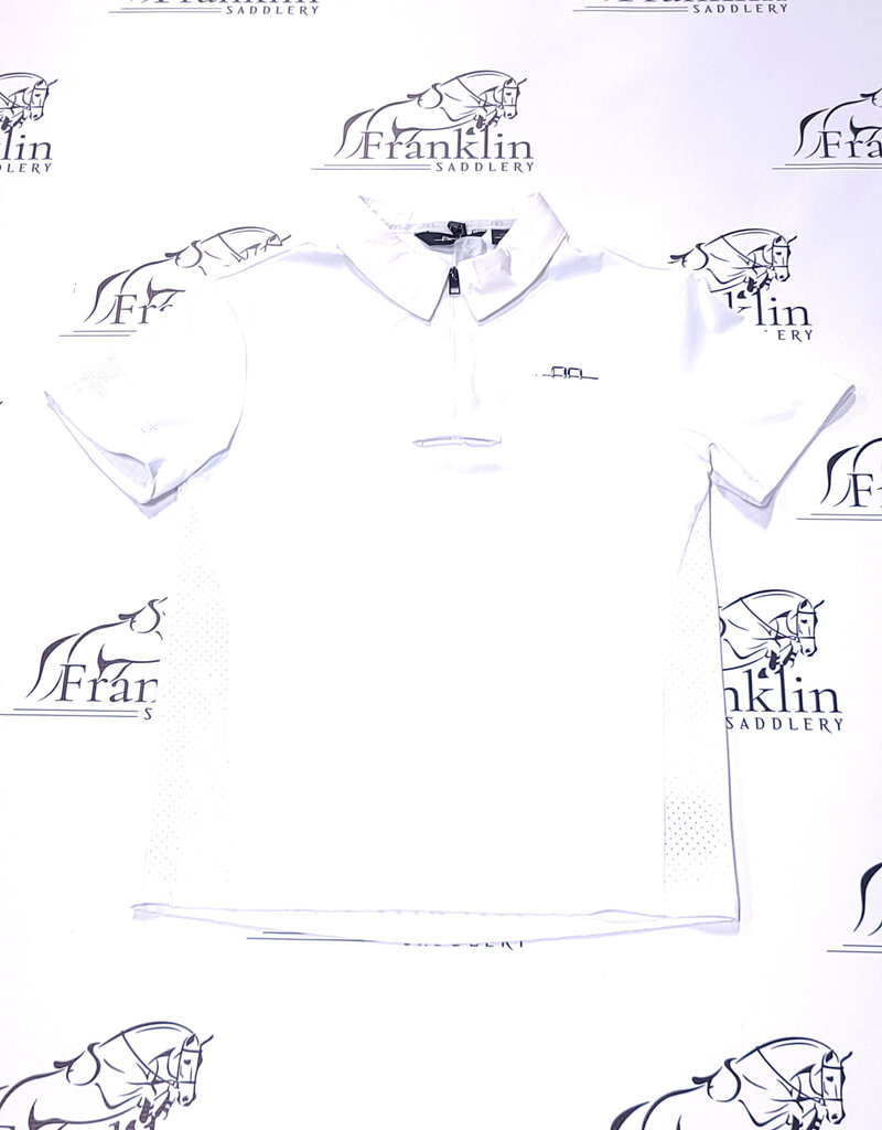 Horseware Ireland Horseware AA Men's Gabrio Short Sleeve Competition Shirt Core White