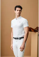 Horseware Ireland Horseware AA Men's Gabrio Short Sleeve Competition Shirt Core White