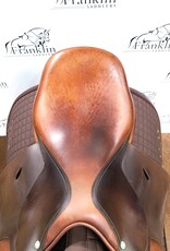 Used Butet C 17.5" Seat 2.25 Flap Standard Tree Gold Saddle Consignment #790