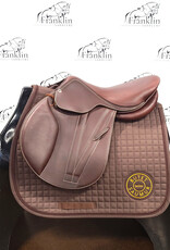 Butet Butet Premium Integrated L 16.5" Seat 2.25 Flap Standard Tree Gold Saddle